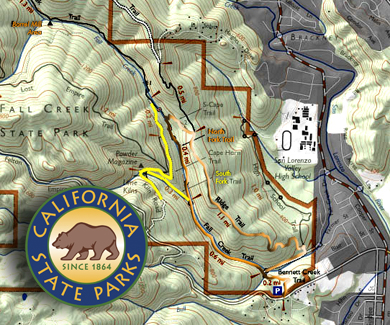 Fall Creek Map