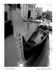 Venice, Italy Gondola ©2001 By Stacy Poulos
