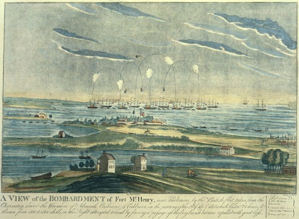 Bombardment of Fort McHenry by the British